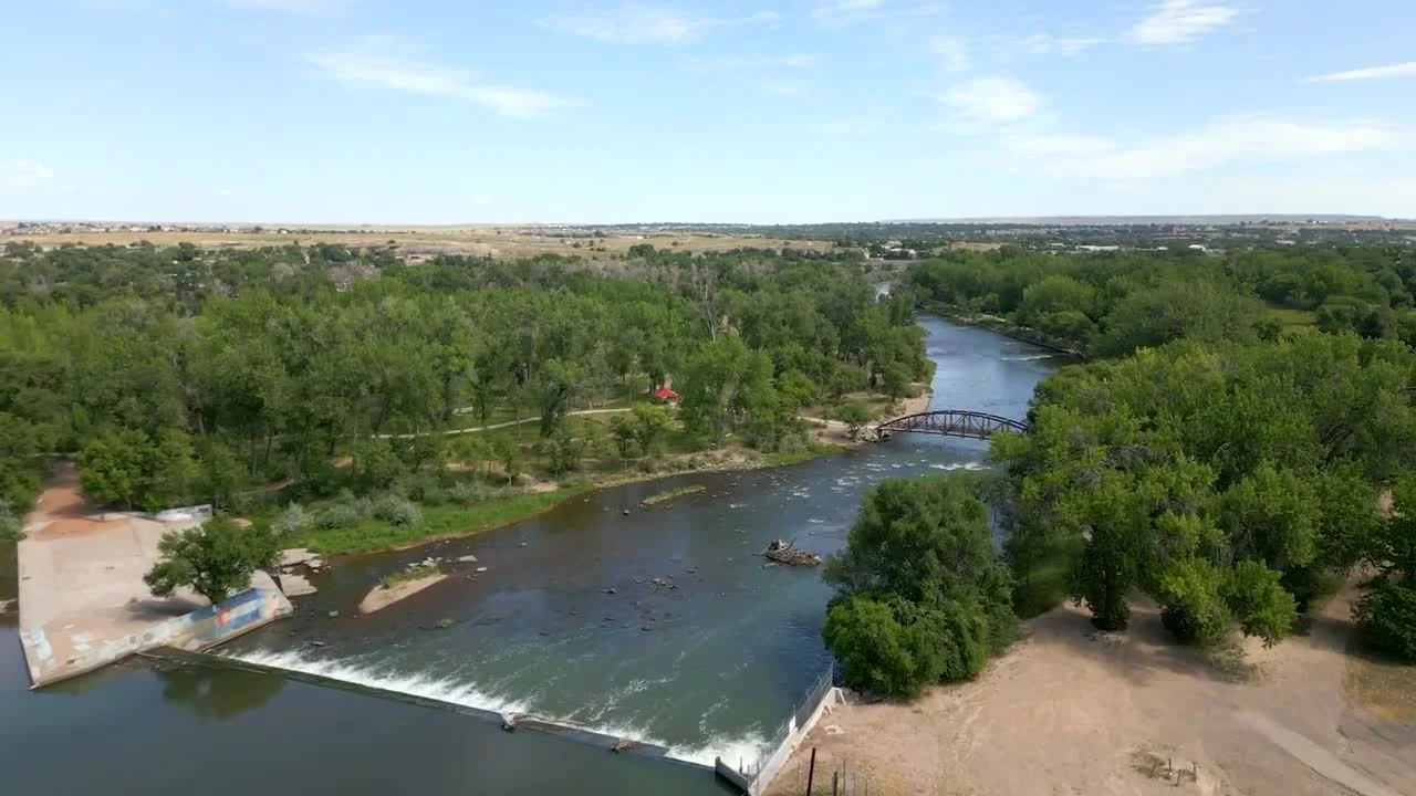 Pueblo city landscape